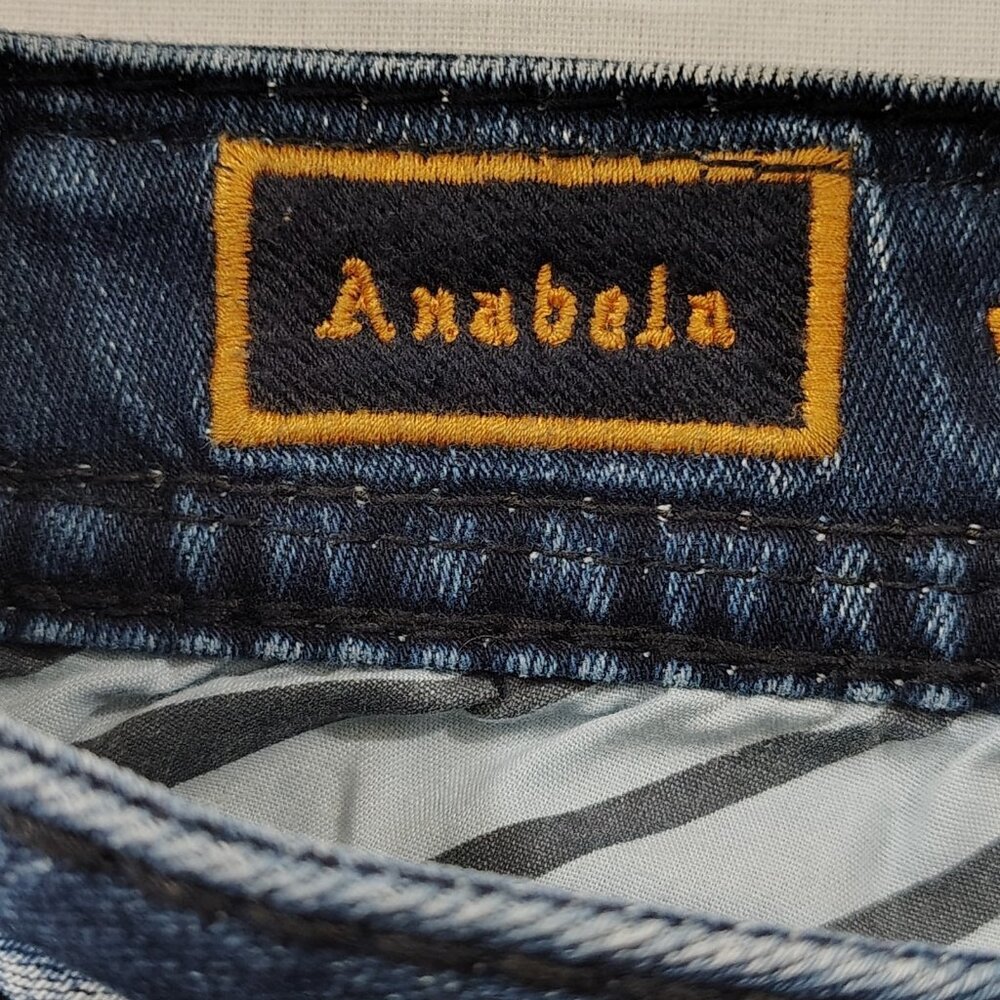 Rock Revival Anabela Skinny Jeans Womens Size 26 Low Rise Stretch Blue Denim - Picture 7 of 16